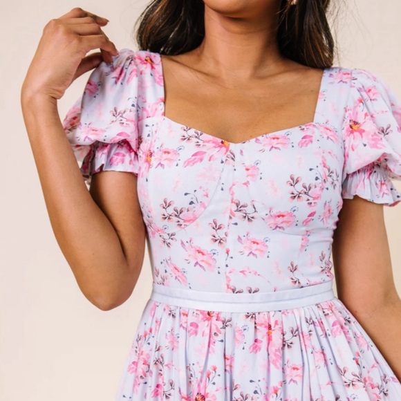 Ivy City Co Dresses & Skirts - Ivy City Co Pink Floral Midi Dress~ Pink Blossom ~ small NWT